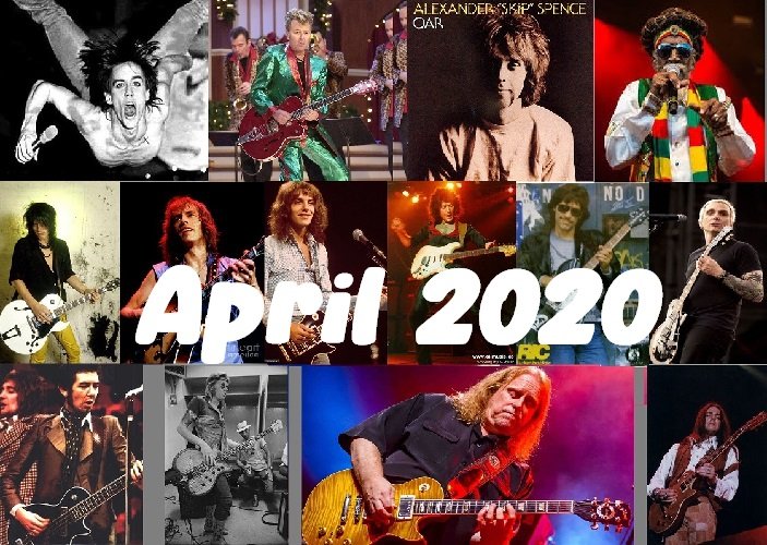 April 2020 , April birthday artists Peter Frampton with Humble Pie, Bruce Springsteen, Bob Marley, Yes, Deep Purple, The Allman Brothers, Lynyrd Skynyrd, Steppenwolf, CCR, The Faces, Moby Grape, The Isley Brothers, Otis Rush and more