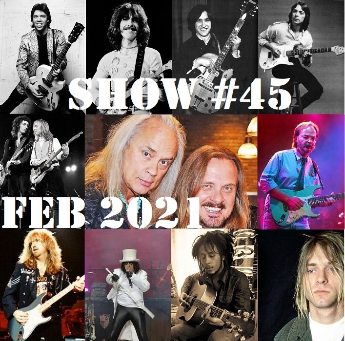 Show #45 of Glenns Lost Classics. This month we will be hearing music from Mike Campbell, Ray Manzarek, Brad Whitford, Alice Cooper, George Harrison, Kurt Cobain, Bob Marley, Walter Becker, Dave Davies, Sonny Bono and many more. The show starts with Sonny and Cher.